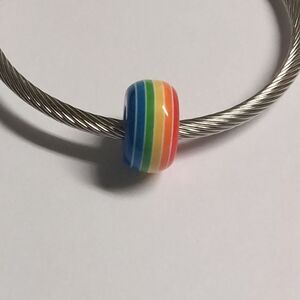 Rainbow Charm for Pandora‎ Style Bracelet